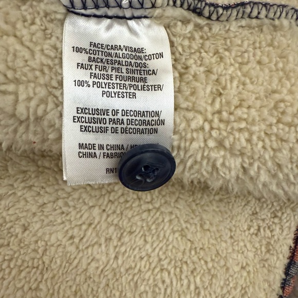 CODY JAMES MEN'S EMMONS SHERPA LINED SOUTHWESTERN STRIPED FLANNEL SHIRT JACKET - Picture 10 of 10